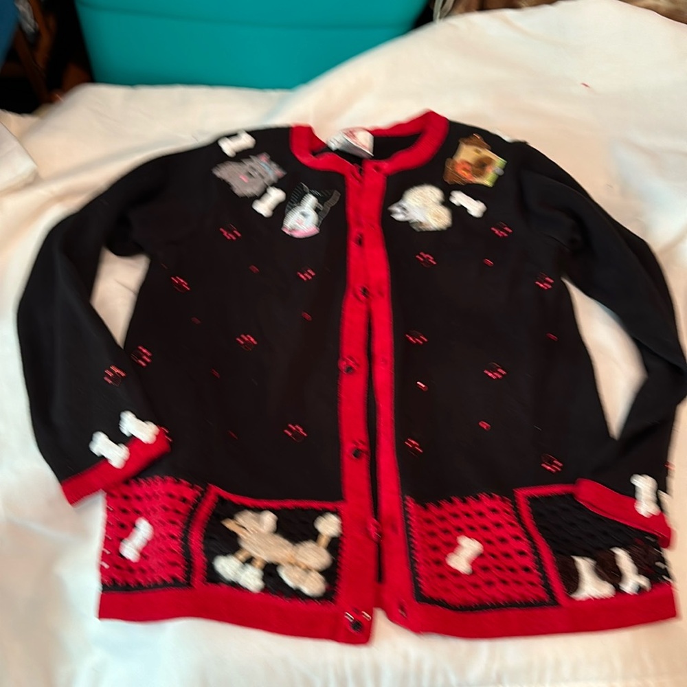 Quacker Factory dog sweater